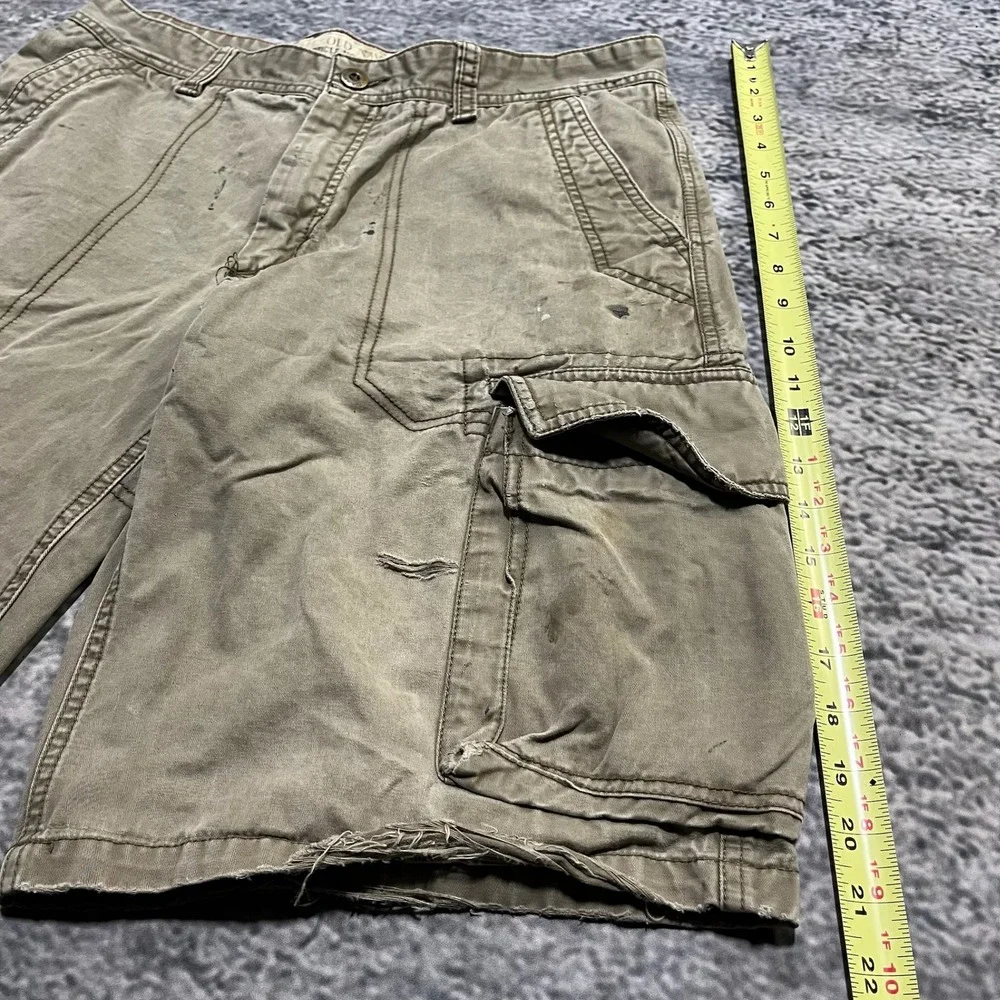 Old Navy Cargo Shorts Mens 31‎ Utility Skater Paratrooper Distressed Vintage Y2K